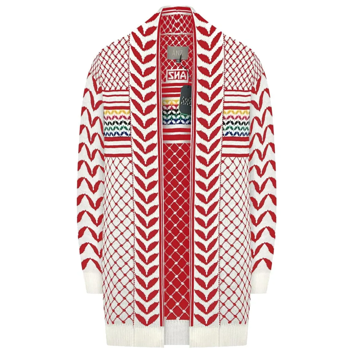MANDELA CARDIGAN / CHERRY