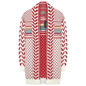 MANDELA CARDIGAN / CHERRY