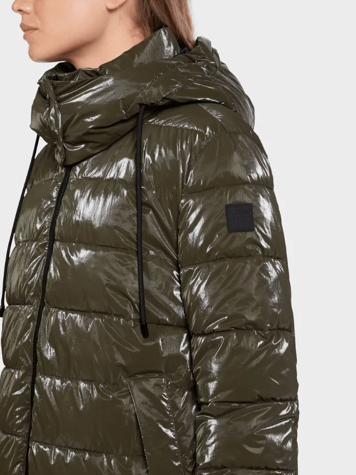 Marc Cain Sports Coated Quilted Jacket IN Bright Terra VS 12.11 W65 COL 596