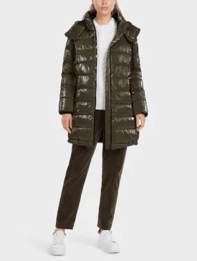Marc Cain Sports Coated Quilted Jacket IN Bright Terra VS 12.11 W65 COL 596