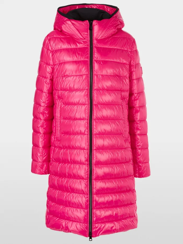Marc Cain Sports Rethink Together Padded Coat In Dragon Fruit XS 11.05 W43 Col 244