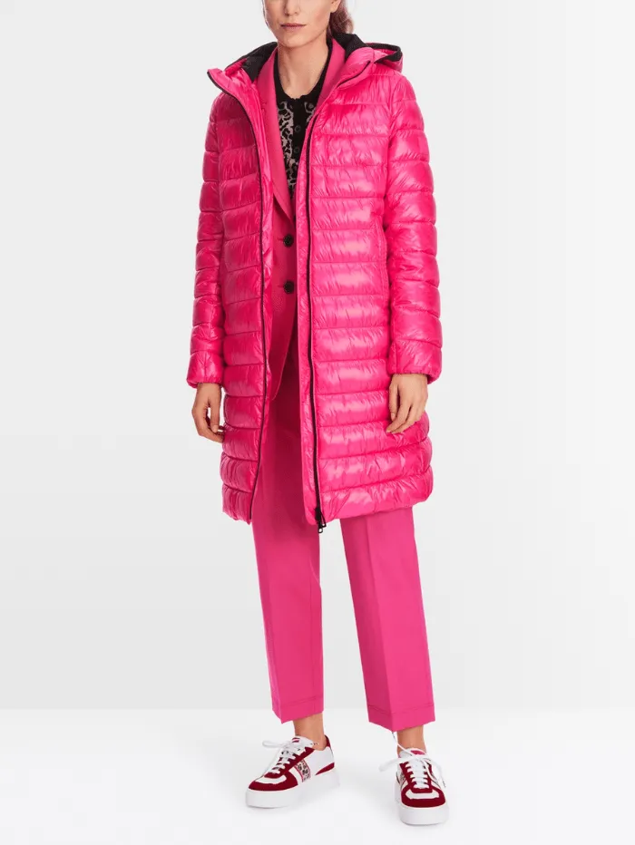Marc Cain Sports Rethink Together Padded Coat In Dragon Fruit XS 11.05 W43 Col 244