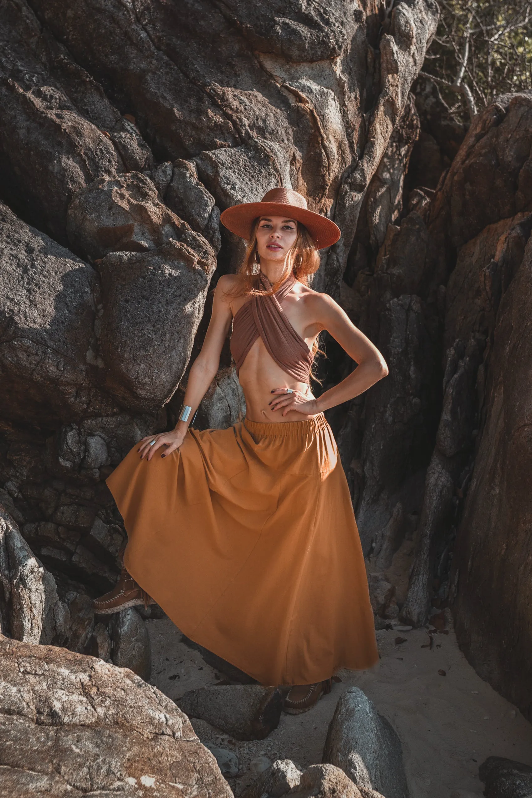 Maxi Skirt Aurora Copper
