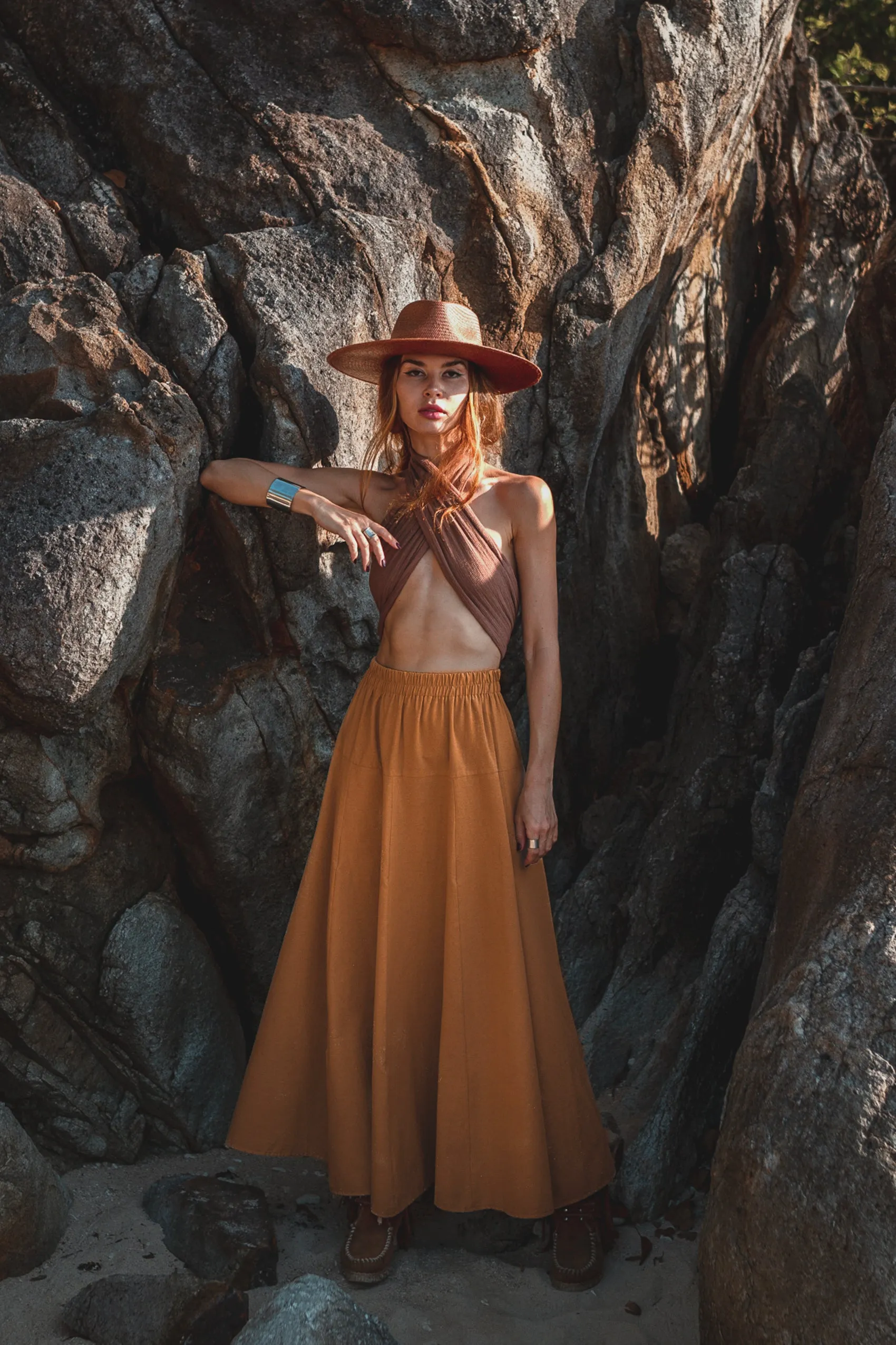 Maxi Skirt Aurora Copper