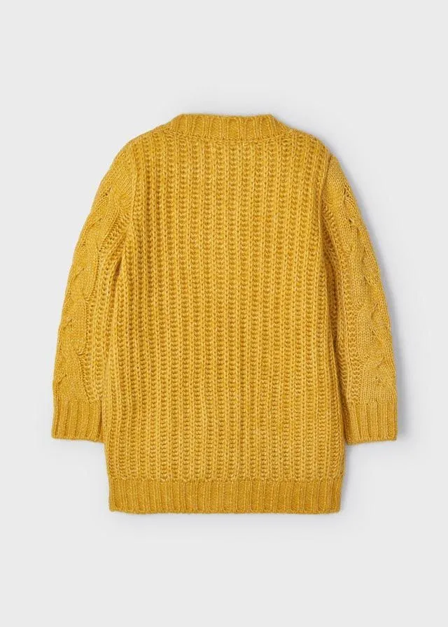 Mayoral Girls Honey Braided Cardigan