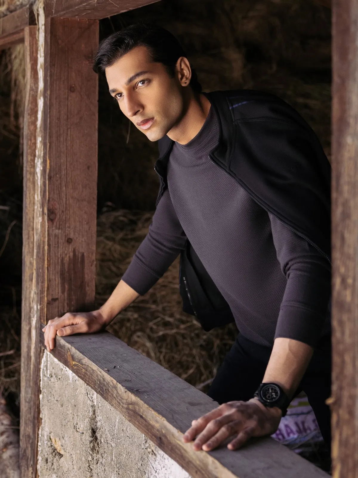 Men's Black Jacket - EMTJK23-001