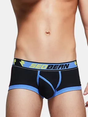 Men's Breathable U-Convex Cotton Low Waist Home Underwear