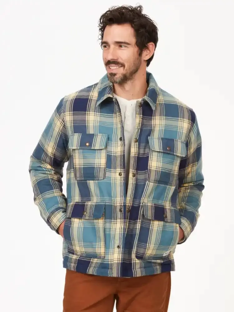 Men's Ridgefield Sherpa Flannel Shirt Jacket
