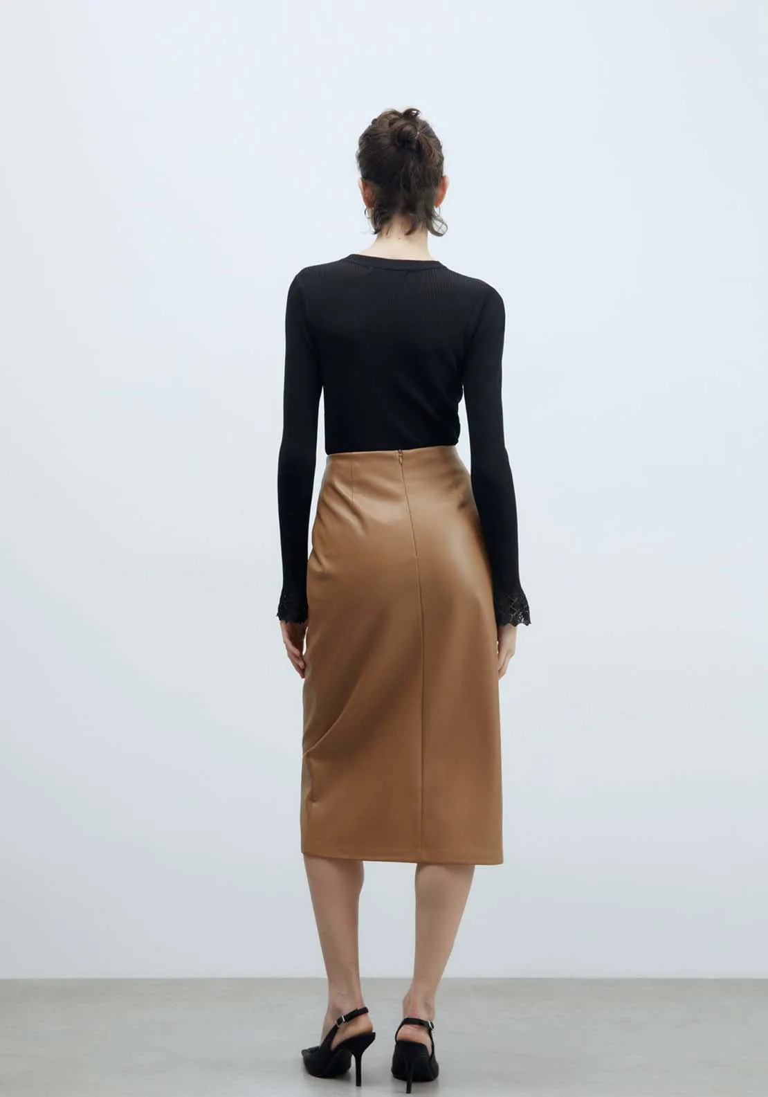 Midi Skirt - Camel