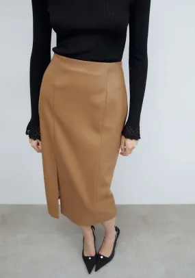 Midi Skirt - Camel