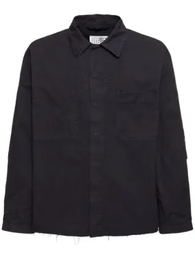 MM6 Maison Margiela   Cotton gabardine coach jacket 