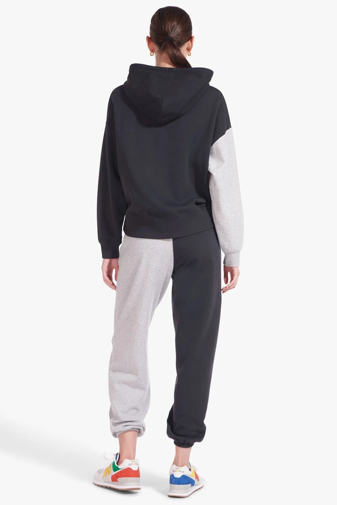 NB x STAUD COLORBLOCK SWEATSHIRT | BLACK