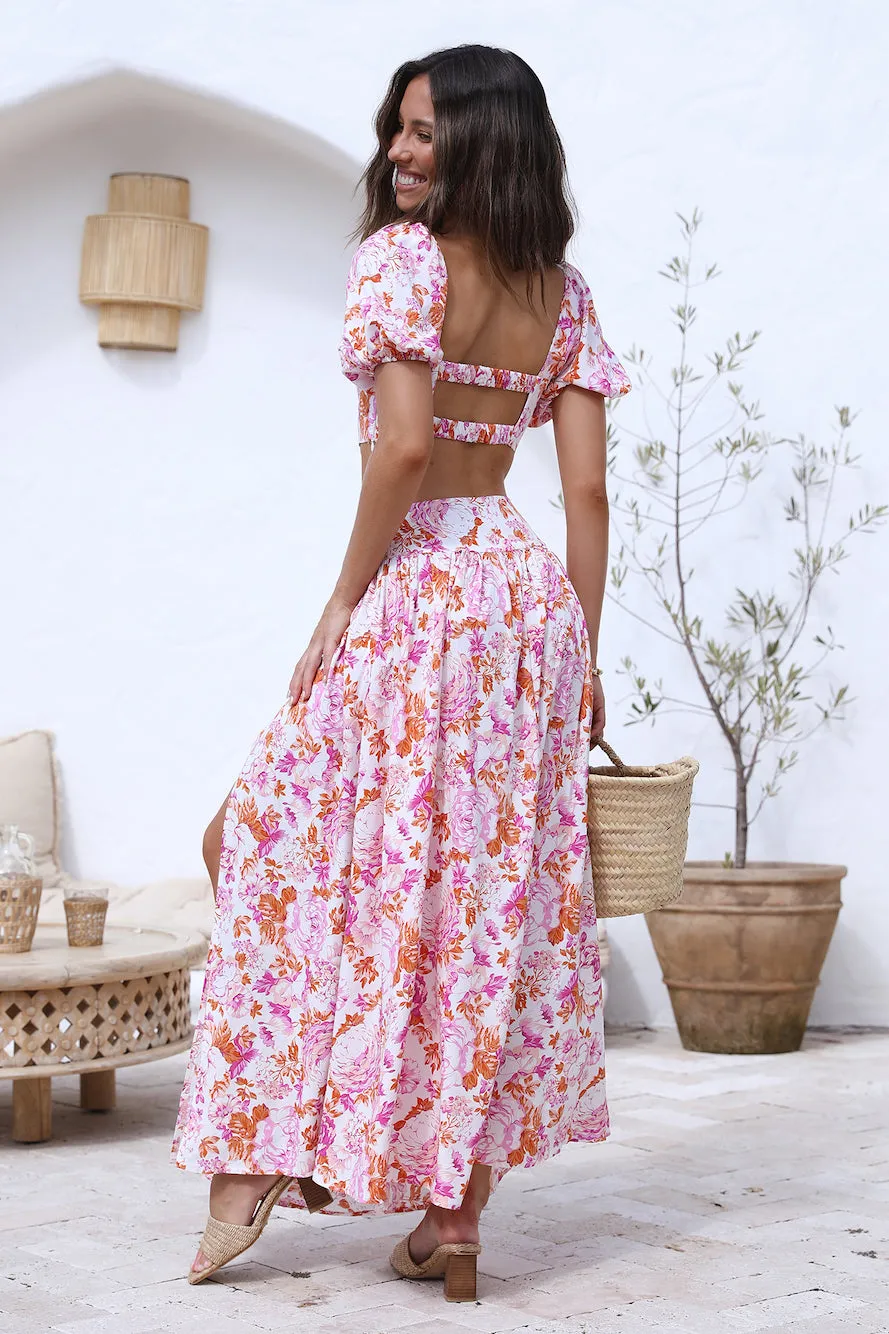 Next Millennium Maxi Skirt Pink