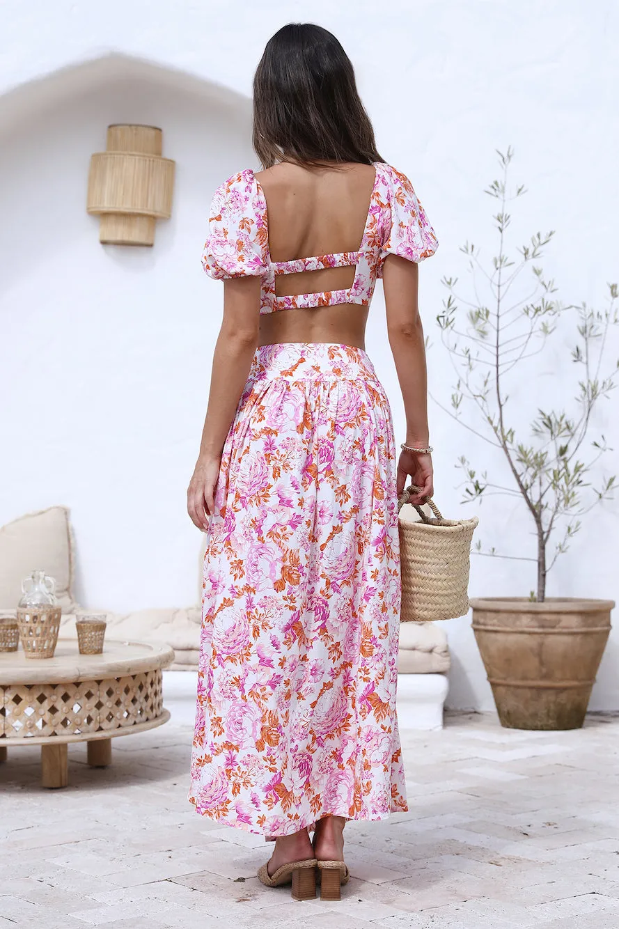 Next Millennium Maxi Skirt Pink