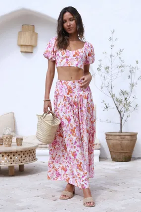 Next Millennium Maxi Skirt Pink