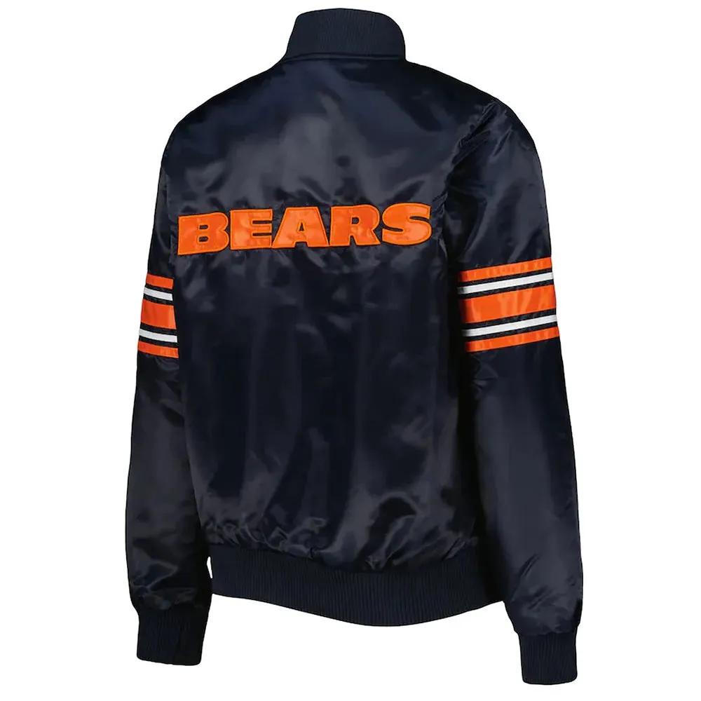 NFL Chicago Bears Satin Jacket Men and Women