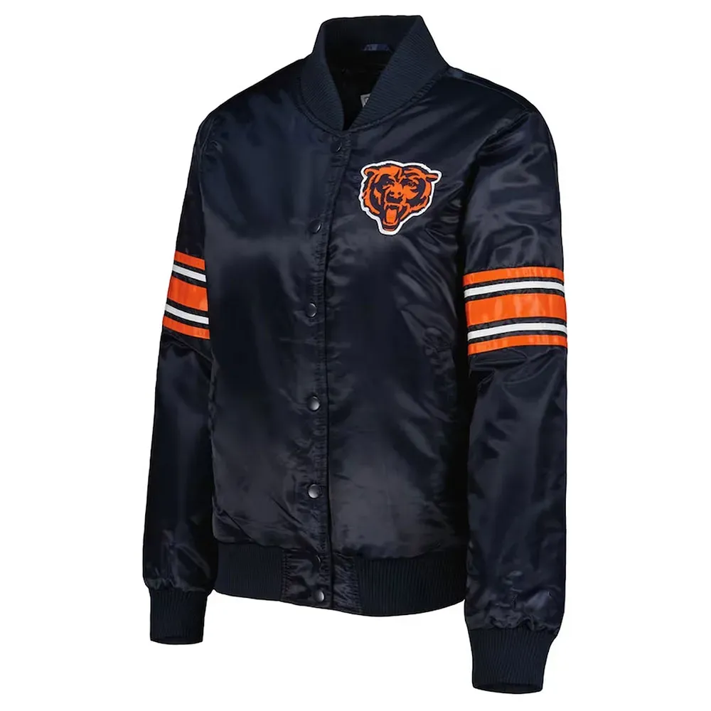 NFL Chicago Bears Satin Jacket Men and Women