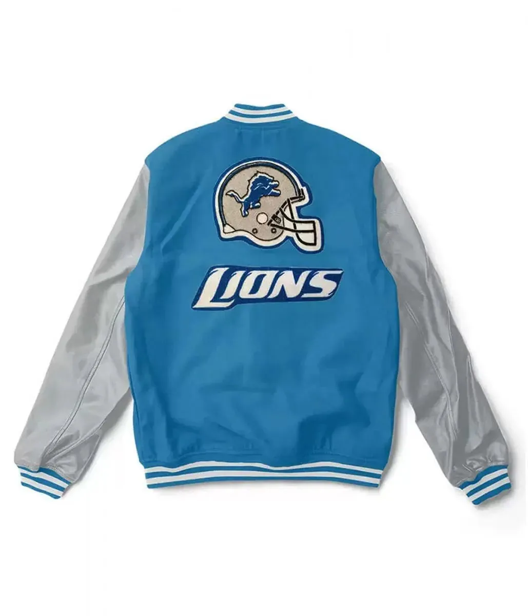 NFL DETROIT LIONS CLASSIC  WOOL VARSITY JACKET