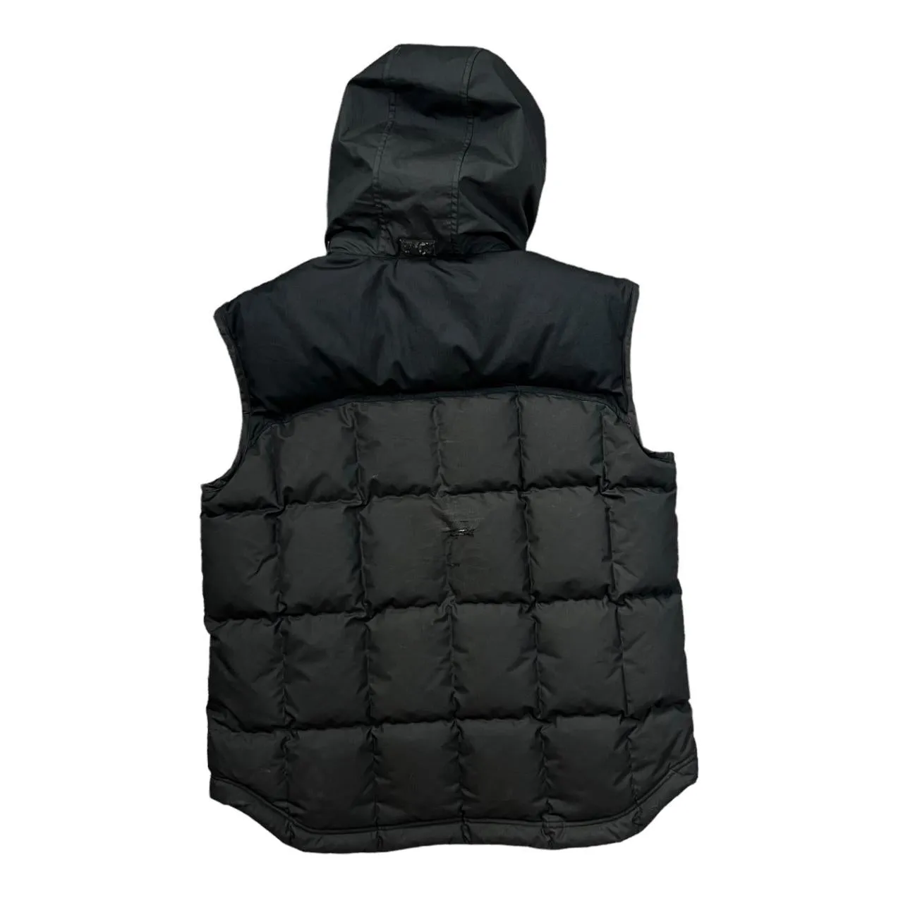 NIKE Classic Embroidered Mini Swoosh Logo Hooded Padded Puffer Gilet