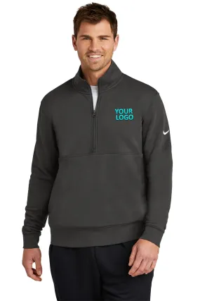 Nike Club Fleece Custom Quarter-Zips, Anthracite