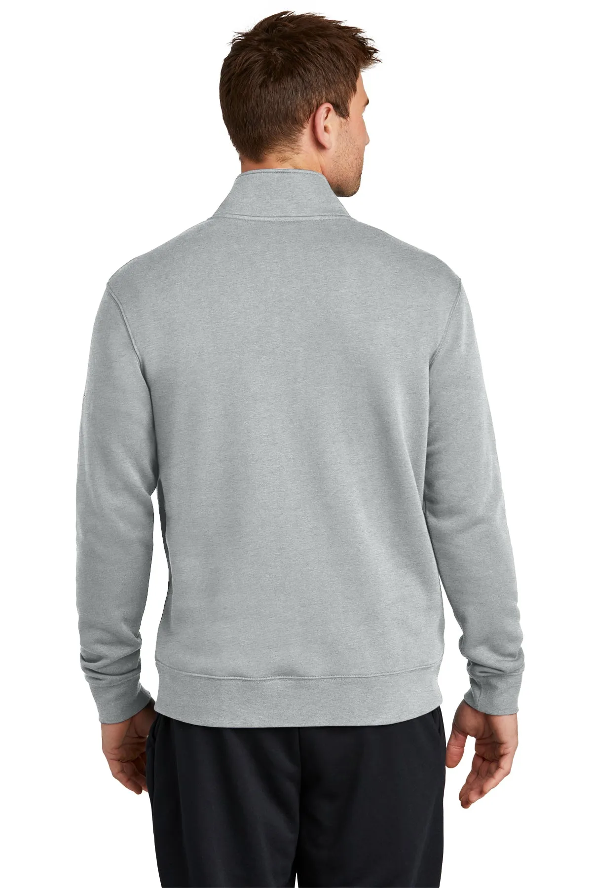 Nike Club Fleece Custom Quarter-Zips, Dark Grey Heather