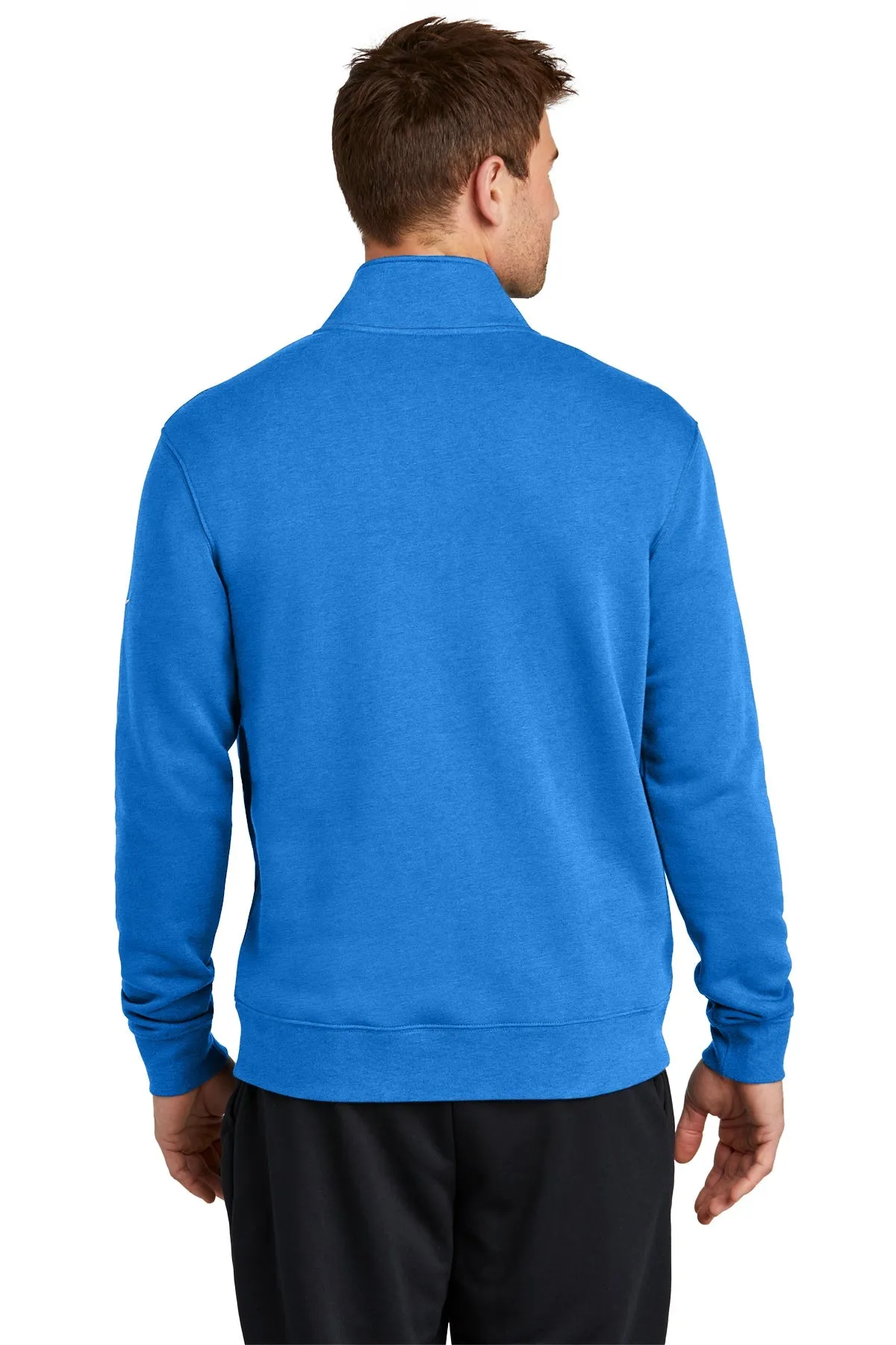 Nike Club Fleece Custom Quarter-Zips, Light Game Royal Heather