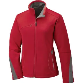 North End Women's Olympic Red Escape Bonded Fleece Jacket