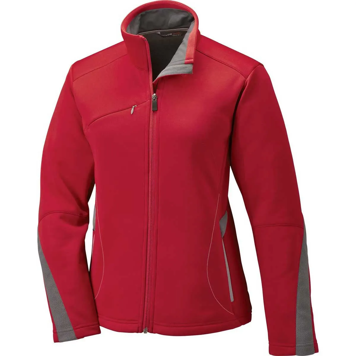 North End Women's Olympic Red Escape Bonded Fleece Jacket