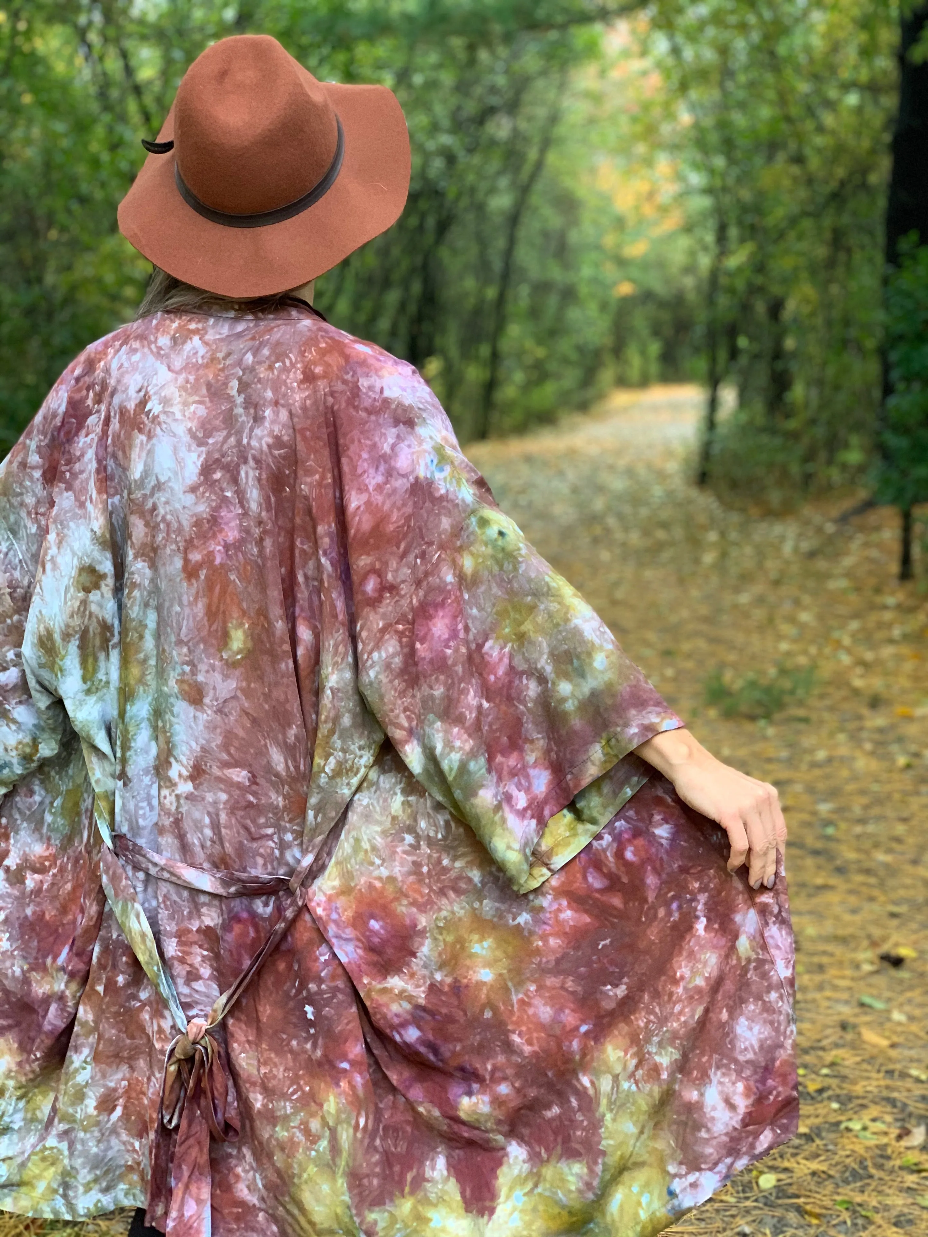 Ocean breeze kimono robe