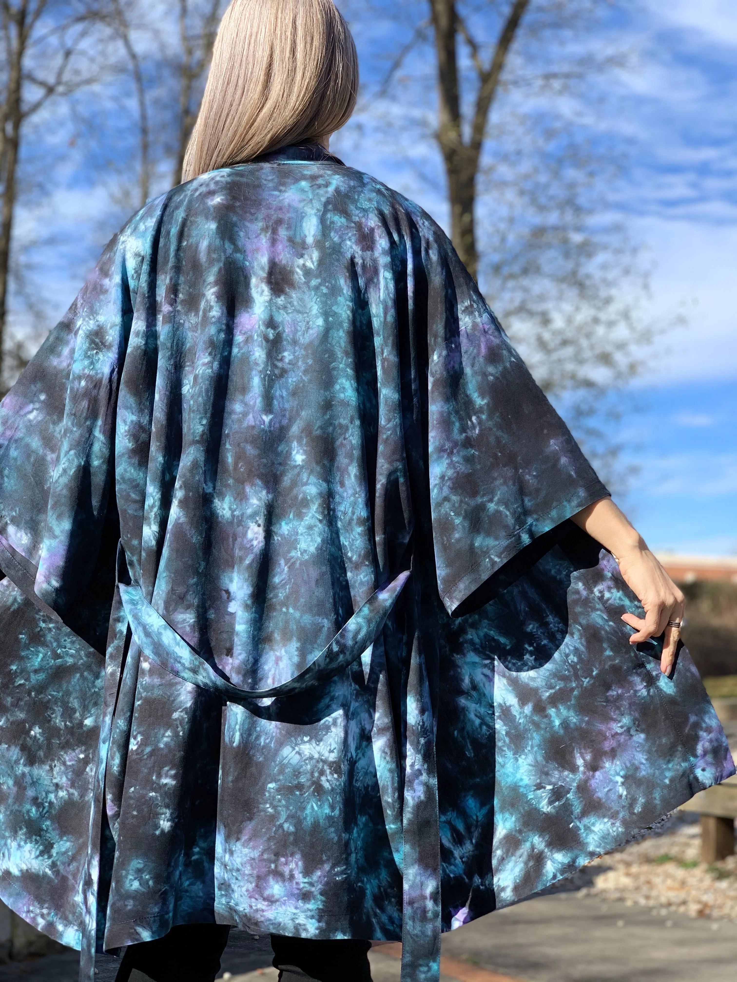 Ocean breeze kimono robe