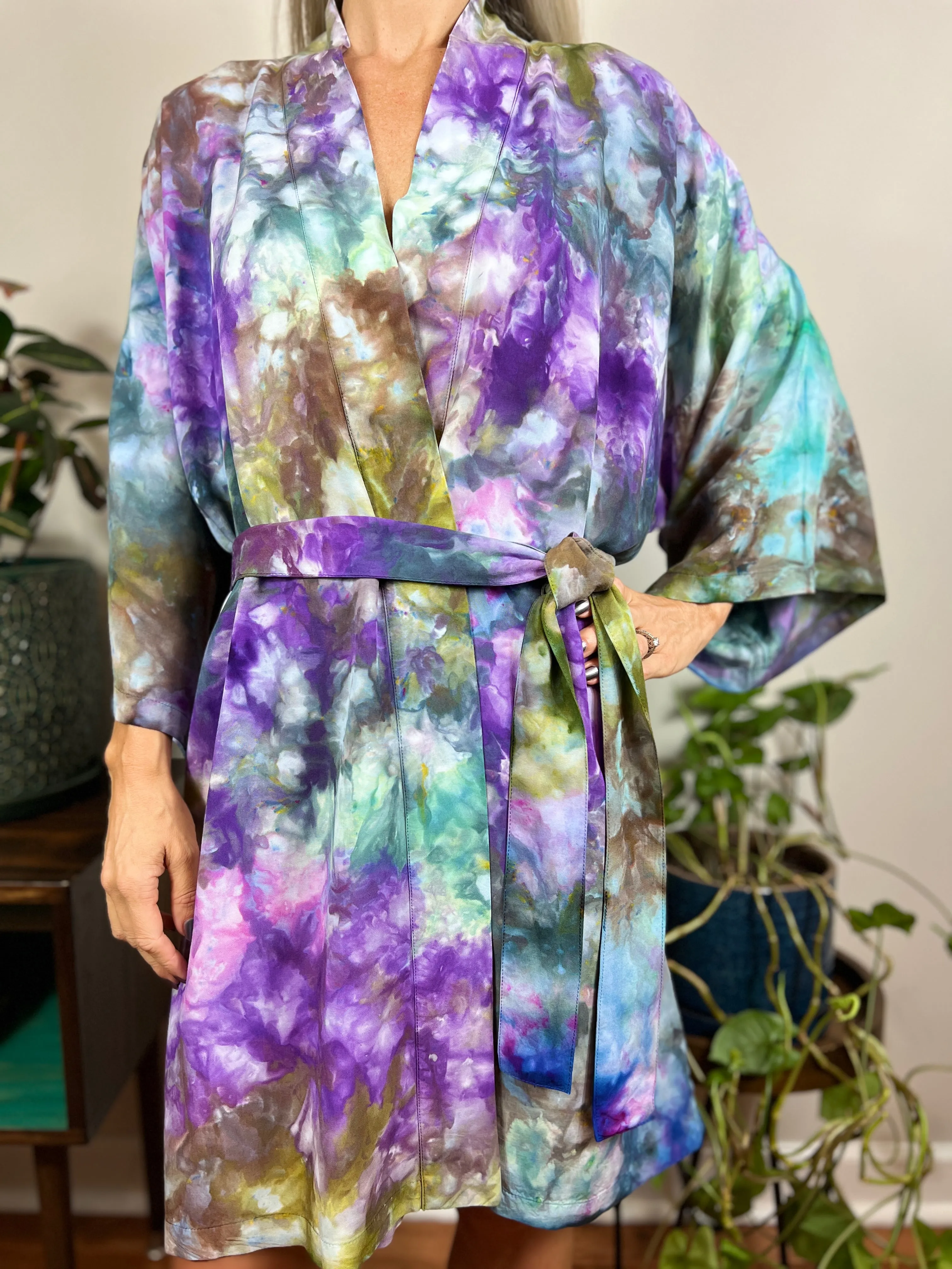 Ocean breeze kimono robe