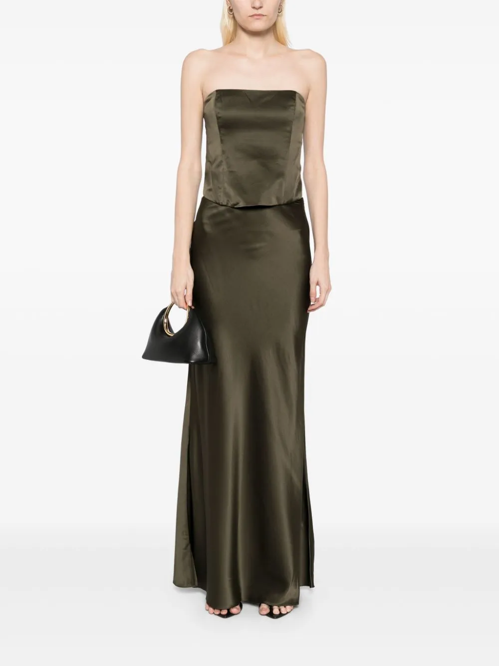 Odin Silk Skirt in Woodland