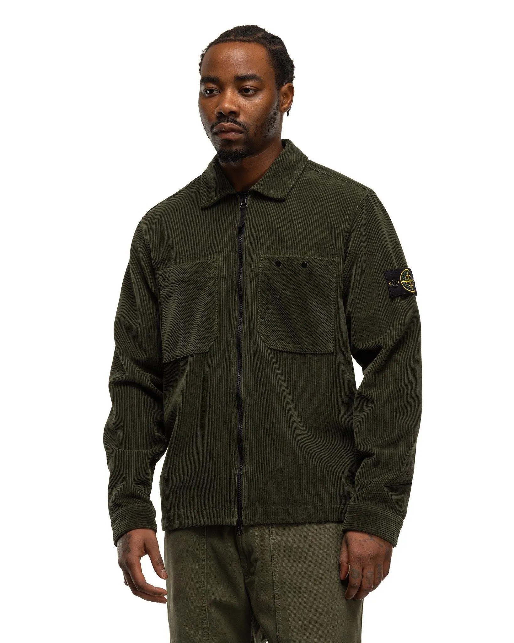 Organic Cotton Corduroy 800 Overshirt Musk