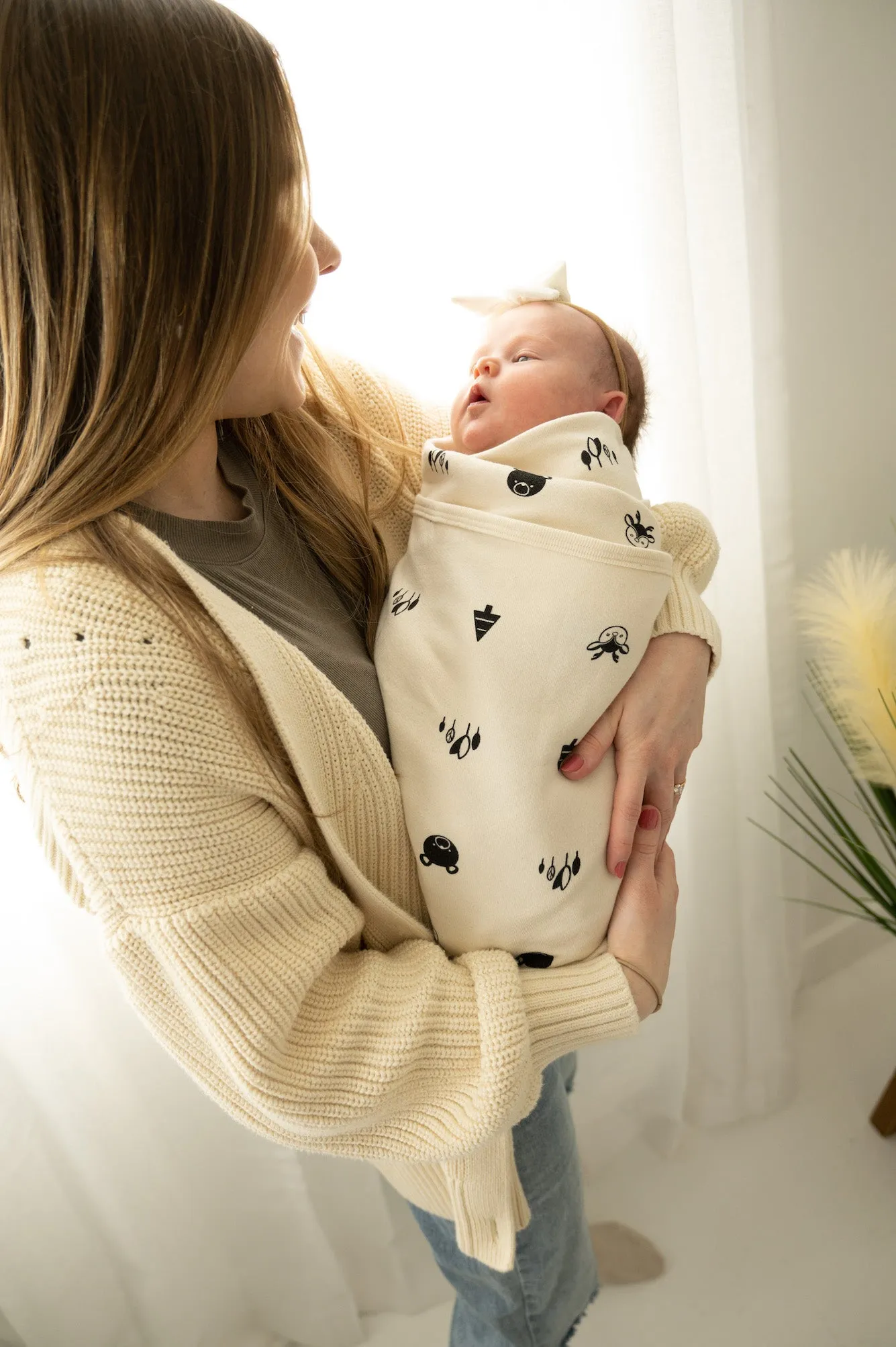 Organic Cotton Fleece Receiving Blanket TOG 2.0