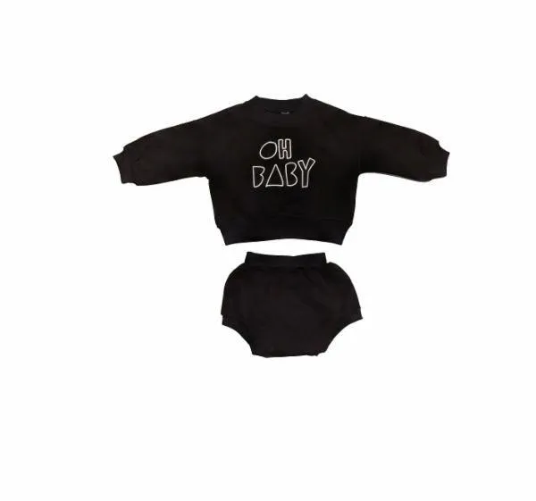 Organic Cotton Sweatshirt and Bloomer
