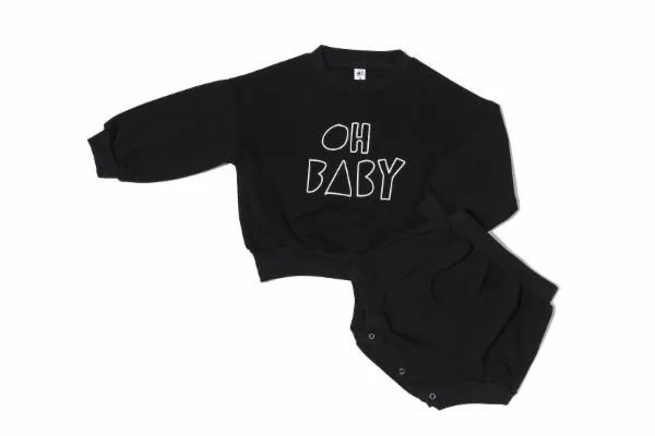 Organic Cotton Sweatshirt and Bloomer