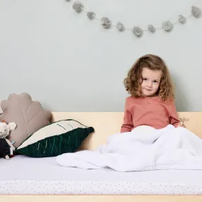 Organic knitted Fleece Blanket
