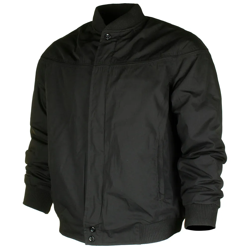 Oscar Sports Men's Sherpa Lined Cotton Hand Pocket Vintage Zip Up Jacket