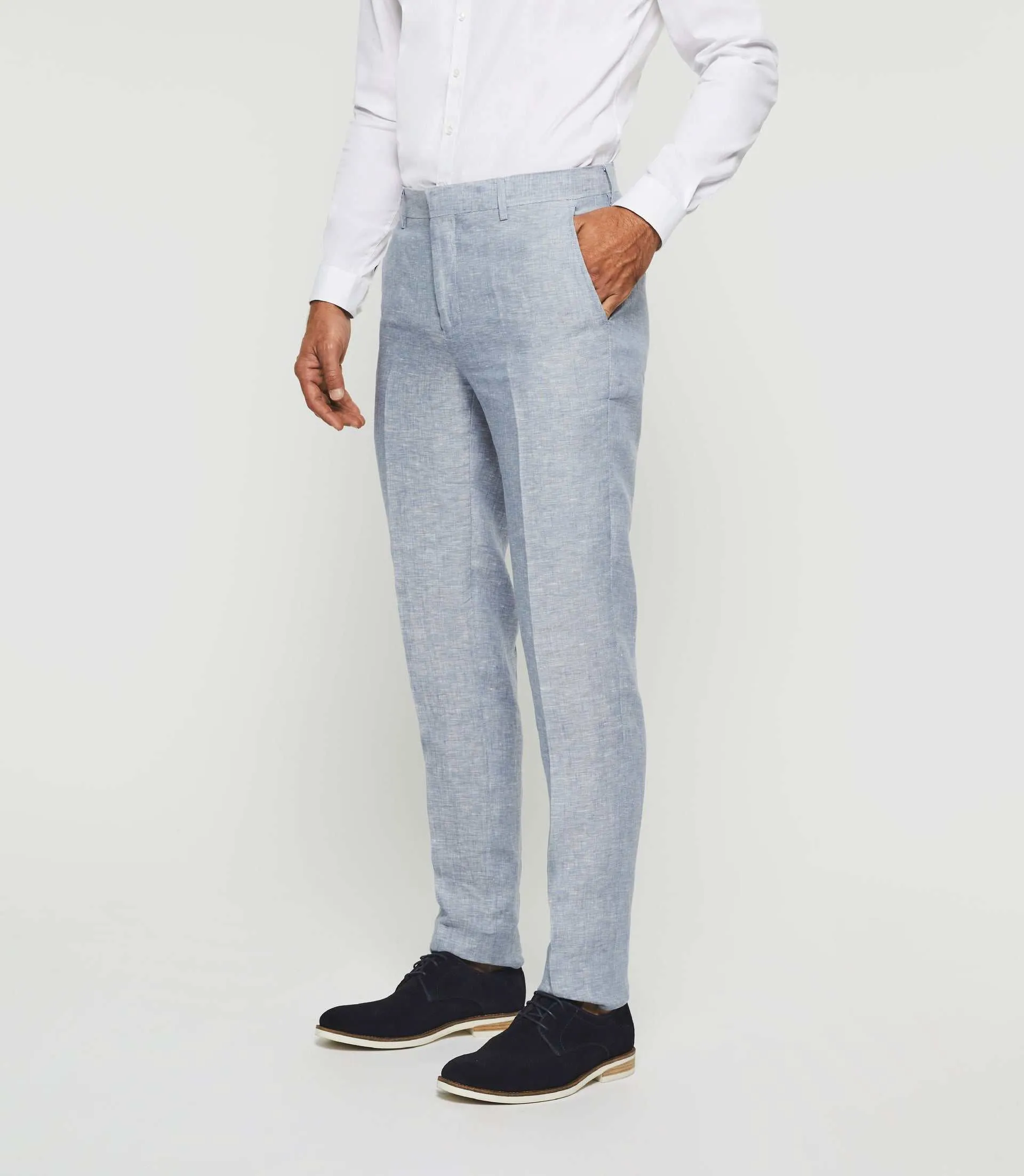 Pantalon ville bleu ciel "Bieloc"