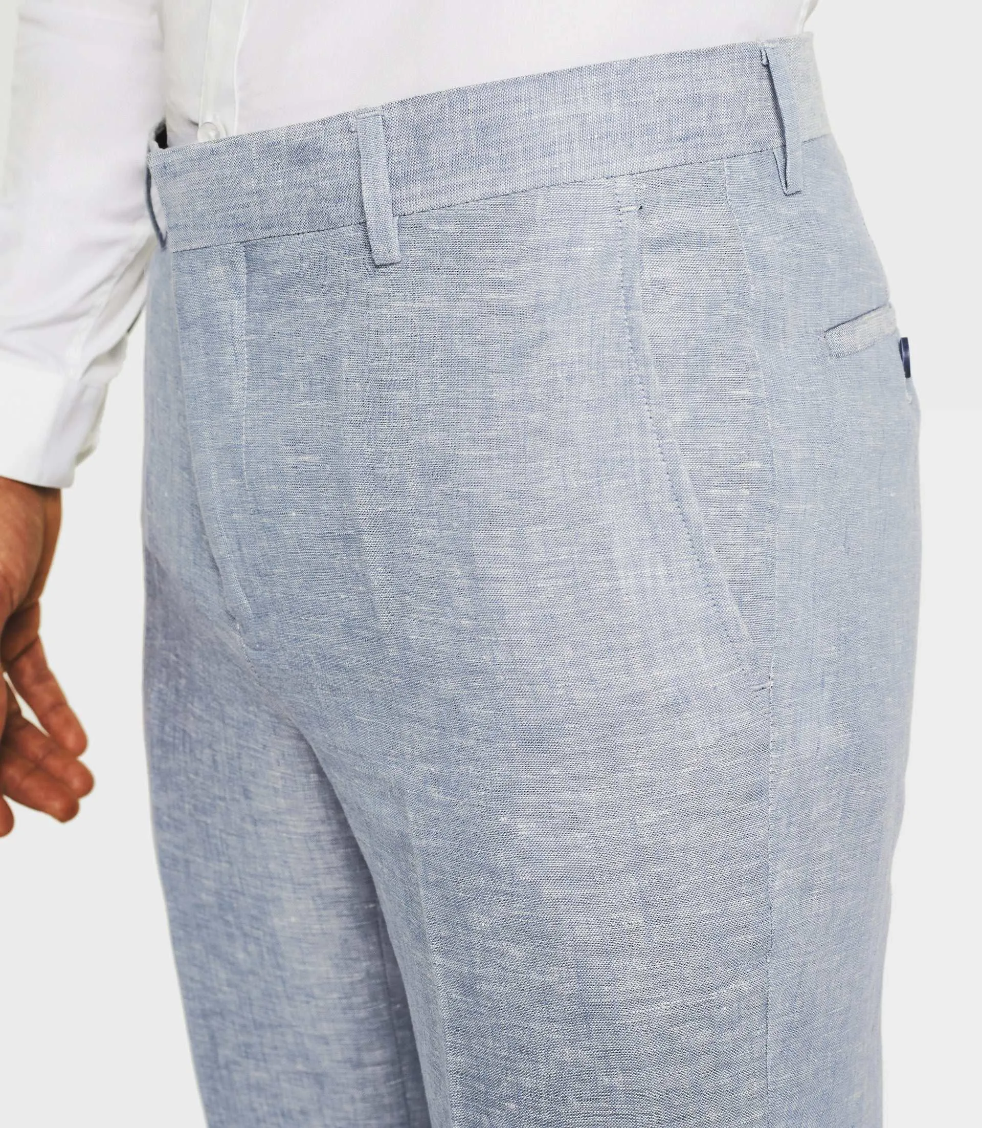 Pantalon ville bleu ciel "Bieloc"