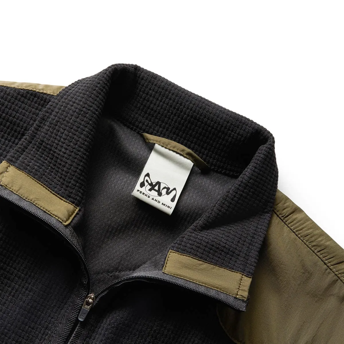 PATCHED FLEECE JACKET