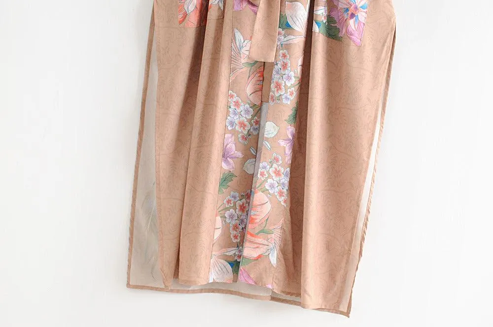 Peacock Kimono Cardigan Jacket