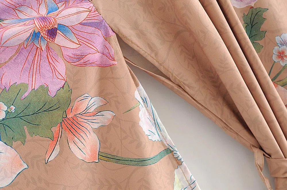 Peacock Kimono Cardigan Jacket