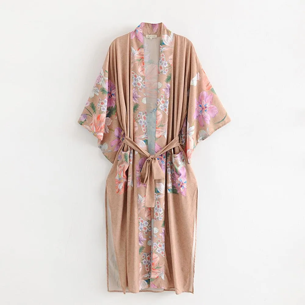 Peacock Kimono Cardigan Jacket
