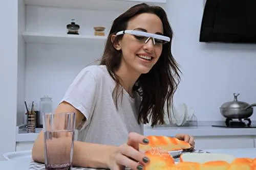 PEGASI 2 - Smart Light Therapy Glasses, Improve Your Sleep in 7 Days, Feather-Light, Research-Backed Blue-Green Light, Boost Energy, Beat Jet Lag (Traveling Case Included)