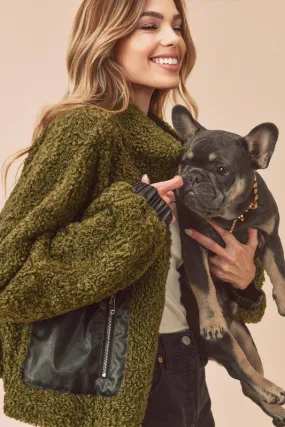 Penny Vegan Sherpa Jacket