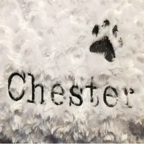 Personalised Pet Blanket - Cream
