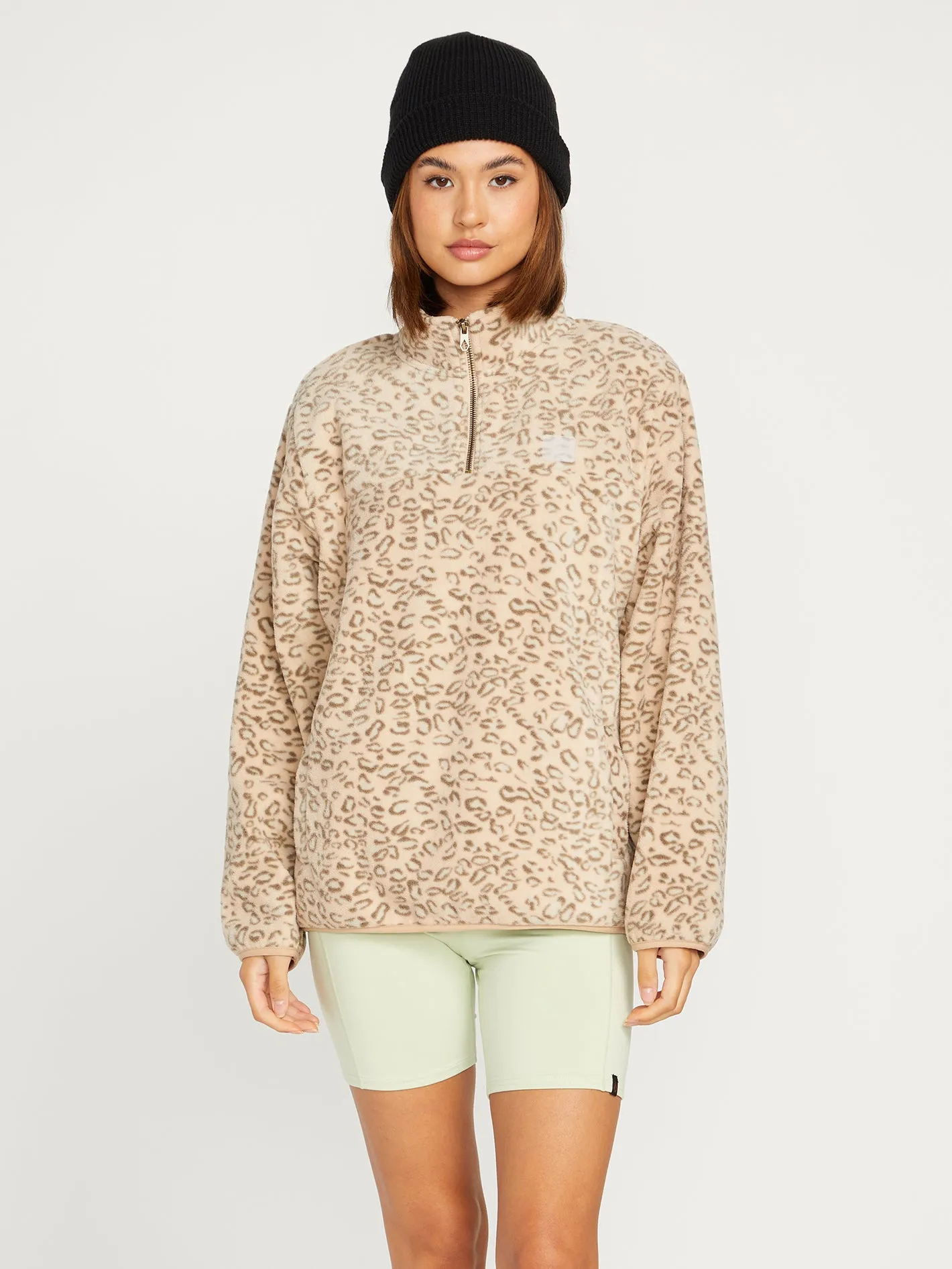 Pheelin It Mock Neck - Leopard