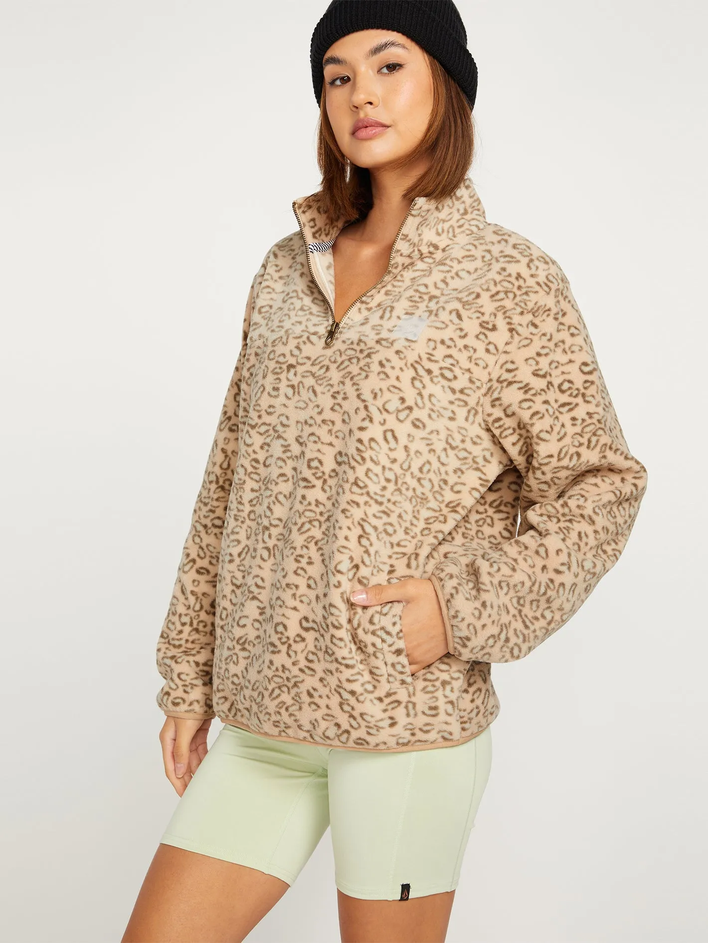 Pheelin It Mock Neck - Leopard