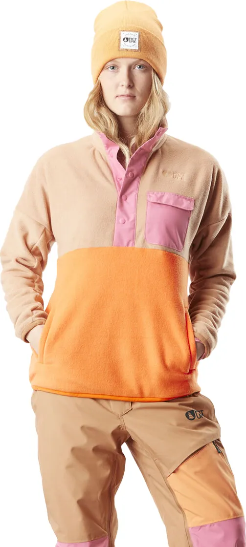 Picture Organic Clothing Women&#x27;s Arcca 1/4 Fleece Latte | Buy Picture Organic Clothing Women&#x27;s Arcca 1/4 Fleece Latte here | Outnorth